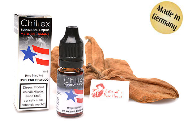 Chillex E-Zigarette E-Liquid "Medium" US-Blend Tobacco 10ml Chillex E-Zigarette E-Liquid "Medium" US-Blend Tobacco 10ml